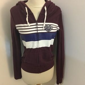 Pink Victoria’s Secret hoodie XS
